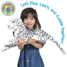Load image into Gallery viewer, Sinovia The Snow Leopard | Squeeze Me! | 17 Inch Stuffed Animal Plush