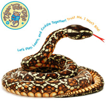Load image into Gallery viewer, Bernard The Brown Python | 114 Inch Stuffed Animal Plush | By TigerHart Toys