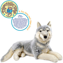 Load image into Gallery viewer, Winry The Wolf | 26 Inch Stuffed Animal Plush | By TigerHart Toys