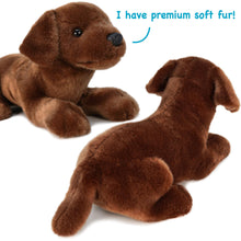 Load image into Gallery viewer, Cassie The Chocolate Lab | 17 Inch Stuffed Animal Plush | By TigerHart Toys