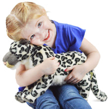 Load image into Gallery viewer, Lila the Snow Leopard | 17 Inch Stuffed Animal Plush | By TigerHart Toys