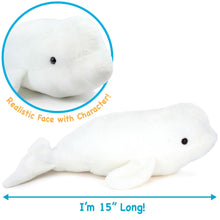 Load image into Gallery viewer, Billiam The Beluga | 15 Inch Stuffed Animal Plush | By TigerHart Toys