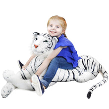 Load image into Gallery viewer, Timurova The White Siberian Tiger | 42 Inch Stuffed Animal Plush | By TigerHart Toys