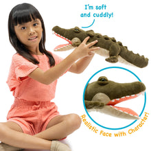 Load image into Gallery viewer, Carioca The Crocodile - 18 Inch Stuffed Animal Plush