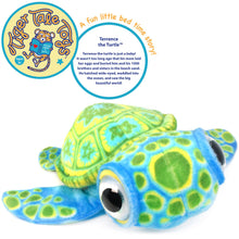 Load image into Gallery viewer, Terrence The Turtle | 14 Inch Stuffed Animal Plush | By TigerHart Toys