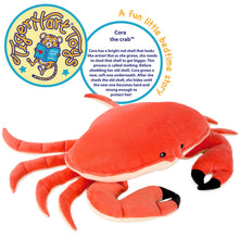 Load image into Gallery viewer, Cora The Crab - 19 Inch Stuffed Animal Plush - by TigerHart Toys