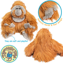 Load image into Gallery viewer, TigerHart Ornaldo The Orangutan Monkey - 14 Inch Stuffed Animal Plush