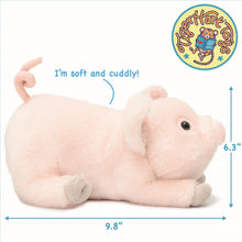 Load image into Gallery viewer, Perla The Pig - 10 Inch Stuffed Animal Plush