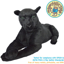 Load image into Gallery viewer, Pana The Black Panther | 42 Inch Stuffed Animal Plush | By TigerHart Toys