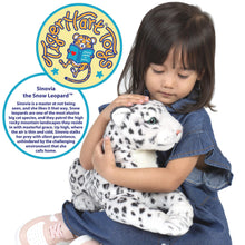 Load image into Gallery viewer, Sinovia The Snow Leopard | Squeeze Me! | 17 Inch Stuffed Animal Plush