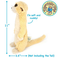 Load image into Gallery viewer, Mimi The Meerkat | 11 Inch Stuffed Animal Plush | By TigerHart Toys