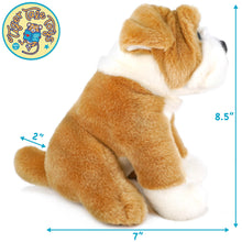 Load image into Gallery viewer, Egan The English Bulldog | 9 Inch Stuffed Animal Plush | By TigerHart Toys
