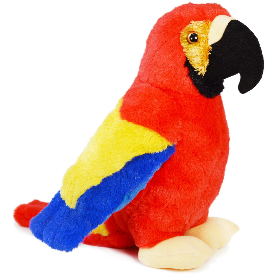 Papaya The Parrot | 12 Inch Stuffed Animal Plush | By TigerHart Toys