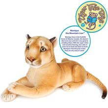 Load image into Gallery viewer, Monique The Mountain Lion | 18 Inch Stuffed Animal Plush | By TigerHart Toys
