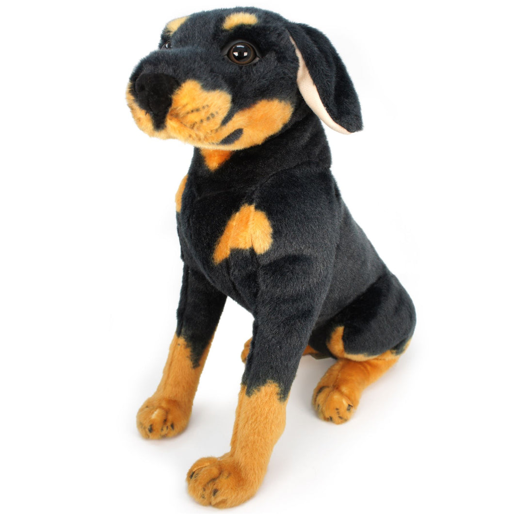 Rodolf The Rottweiler | 15 Inch Stuffed Animal Plush | By TigerHart Toys