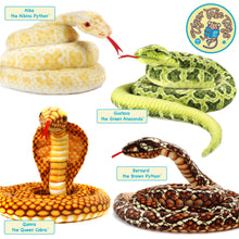 Load image into Gallery viewer, Qamra The Queen Cobra | 102 Inch Stuffed Animal Plush | By TigerHart Toys
