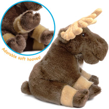 Load image into Gallery viewer, Martin The Moose | 11 Inch Stuffed Animal Plush | By TigerHart Toys
