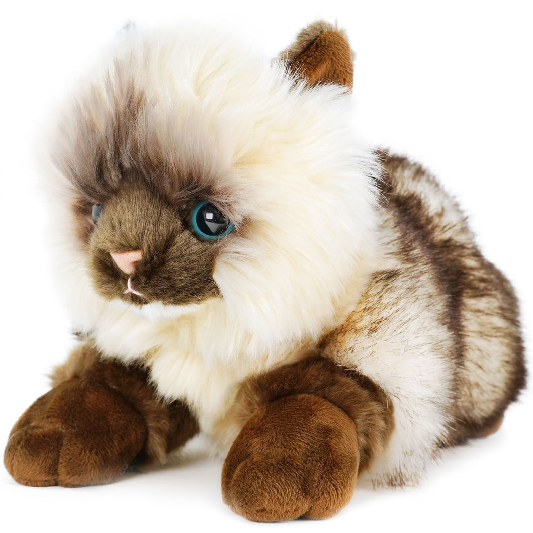 Snowy The Ragdoll Cat | 12 Inch Stuffed Animal Plush | By TigerHart Toys