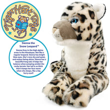 Load image into Gallery viewer, Sienna the Snow Leopard | 30 Inch Stuffed Animal Plush | By TigerHart Toys
