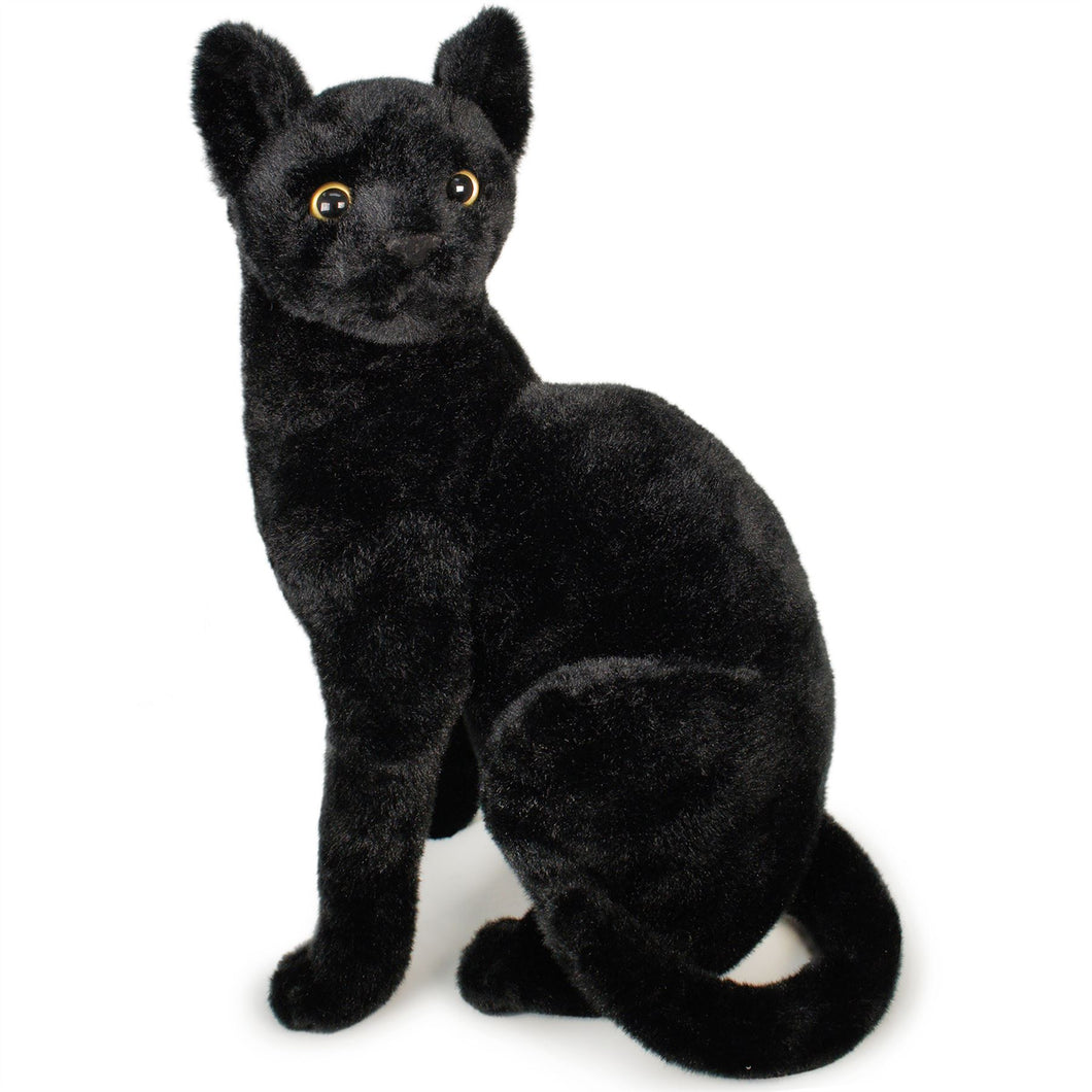 Boone The Black Cat | 13 Inch Stuffed Animal Plush | By TigerHart Toys