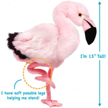 Load image into Gallery viewer, Fay The Flamingo | 13 Inch Stuffed Animal Plush | By TigerHart Toys
