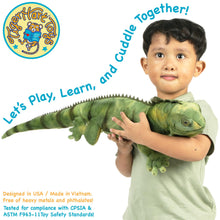 Load image into Gallery viewer, Igor The Iguana | 27 Inch Stuffed Animal Plush | By TigerHart Toys
