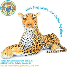 Load image into Gallery viewer, Lahari The Leopard | 42 Inch Stuffed Animal Plush | By TigerHart Toys
