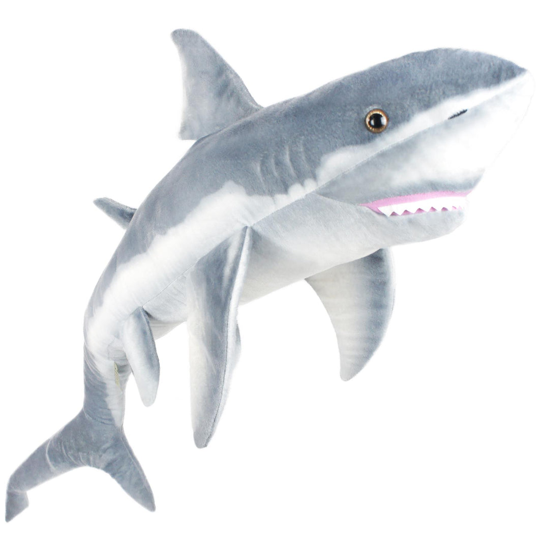Kiki The Great White Shark | 52 Inch Stuffed Animal Plush | By TigerHart Toys