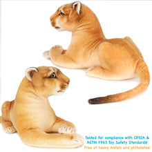 Load image into Gallery viewer, Monique The Mountain Lion | 18 Inch Stuffed Animal Plush | By TigerHart Toys
