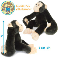 Load image into Gallery viewer, Chance The Chimpanzee | 15 Inch Stuffed Animal Plush | By TigerHart Toys
