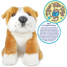 Load image into Gallery viewer, Egan The English Bulldog | 9 Inch Stuffed Animal Plush | By TigerHart Toys
