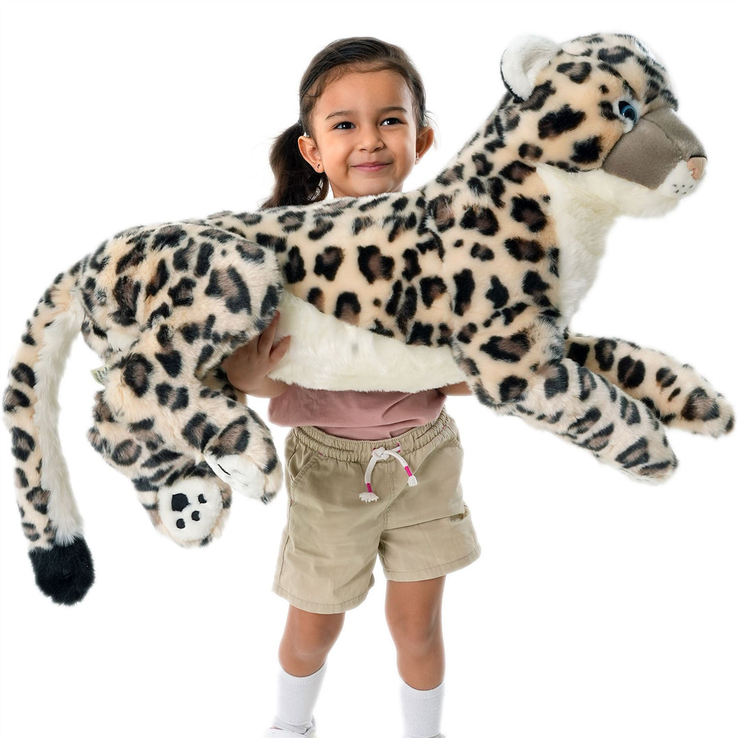 Sienna the Snow Leopard | 30 Inch Stuffed Animal Plush | By TigerHart Toys