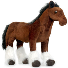 Load image into Gallery viewer, Charmaine The Shire Horse | 18 Inch Stuffed Animal Plush | By TigerHart Toys
