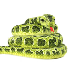 Load image into Gallery viewer, Gustavo The Green Anaconda | 100 Inch Stuffed Animal Plush | By TigerHart Toys
