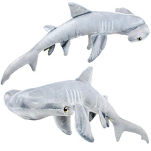 Load image into Gallery viewer, MC The Hammerhead Shark | 31 Inch Stuffed Animal Plush | By TigerHart Toys
