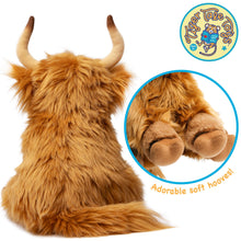 Load image into Gallery viewer, Henley The Highland Cow | 14 Inch Stuffed Animal Plush | By TigerHart Toys
