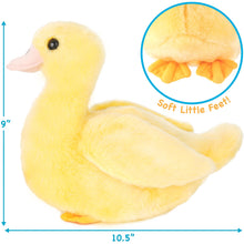Load image into Gallery viewer, Dani the Duckling | 11 Inch Stuffed Animal Plush | By TigerHart Toys
