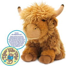 Load image into Gallery viewer, Henley The Highland Cow | 11 Inch Stuffed Animal Plush | By TigerHart Toys
