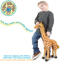 Load image into Gallery viewer, Jocelyn The Giraffe | 22 Inch Stuffed Animal Plush | By TigerHart Toys
