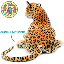 Load image into Gallery viewer, Lahari The Leopard | 42 Inch Stuffed Animal Plush | By TigerHart Toys
