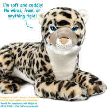 Load image into Gallery viewer, Sienna the Snow Leopard | 30 Inch Stuffed Animal Plush | By TigerHart Toys
