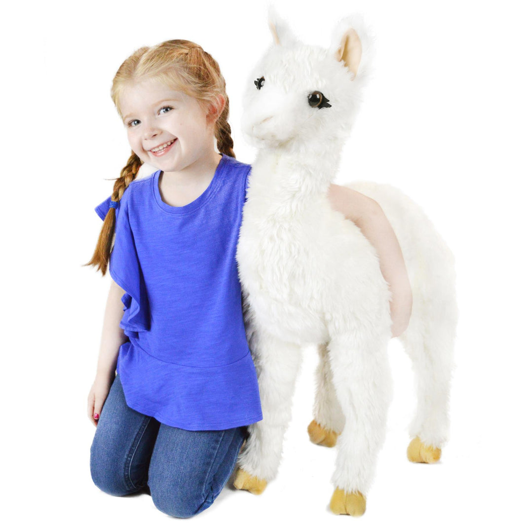 Alana The Alpaca | 30 Inch Stuffed Animal Plush | By TigerHart Toys