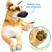 Load image into Gallery viewer, Hilde The German Shepherd | 34 Inch Stuffed Animal Plush | By TigerHart Toys
