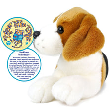 Load image into Gallery viewer, Burkham The Beagle | 14 Inch Stuffed Animal Plush | By TigerHart Toys
