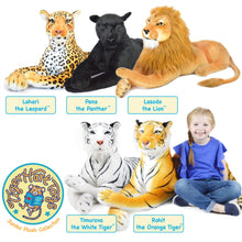 Load image into Gallery viewer, Lahari The Leopard | 42 Inch Stuffed Animal Plush | By TigerHart Toys
