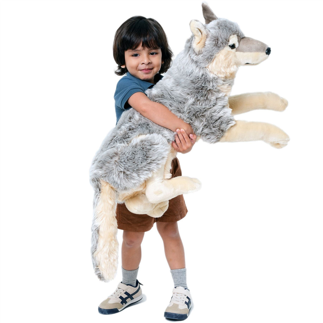 Winry The Wolf | 26 Inch Stuffed Animal Plush | By TigerHart Toys