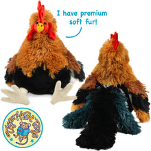 Load image into Gallery viewer, Riley The Rooster - 8 Inch Chicken Stuffed Animal Plush
