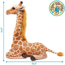 Load image into Gallery viewer, Jehlani The Giraffe | 18 Inch Stuffed Animal Plush | By TigerHart Toys
