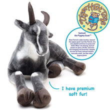 Load image into Gallery viewer, Samuel The Pygmy Goat | 27 Inch Stuffed Animal Plush | By TigerHart Toys
