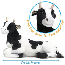 Load image into Gallery viewer, Milhouse The Cow | 27 Inch Stuffed Animal Plush | By TigerHart Toys
